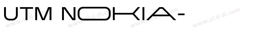 UTM Nokia字体转换